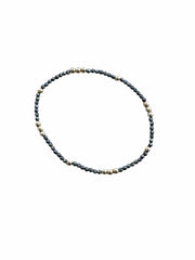 Faceted Hematite Bracelet Collection e.newton Designs Bracelet Worthy Pattern 2 mm