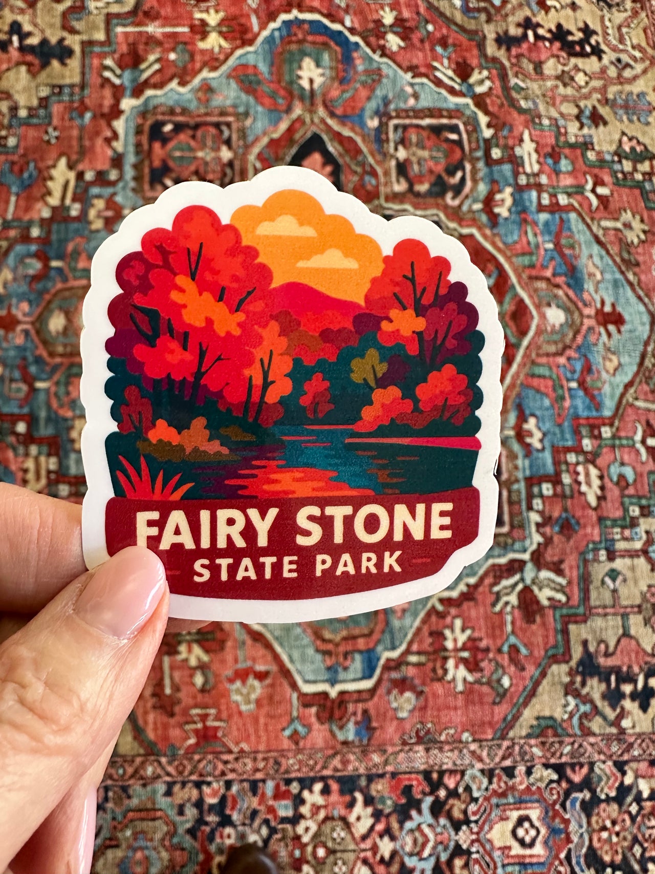 Fairy Stone State Park - Decal Sticker Dash Stickers