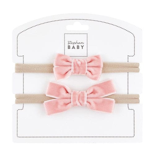 Fancy Bow Set Pink Stephan Baby Baby & Toddler