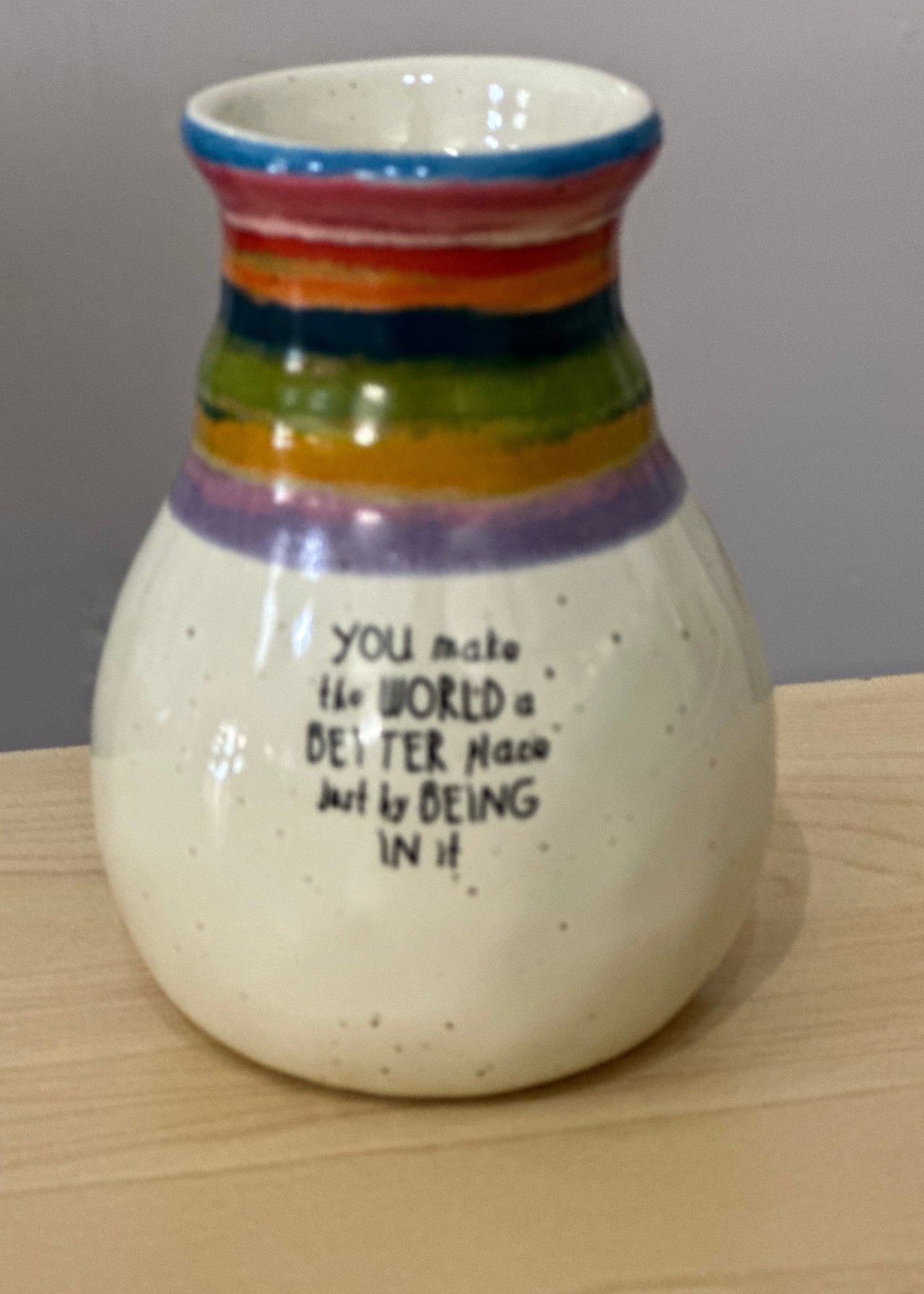 Favorite Bud Vase - You Make the World Natural Life
