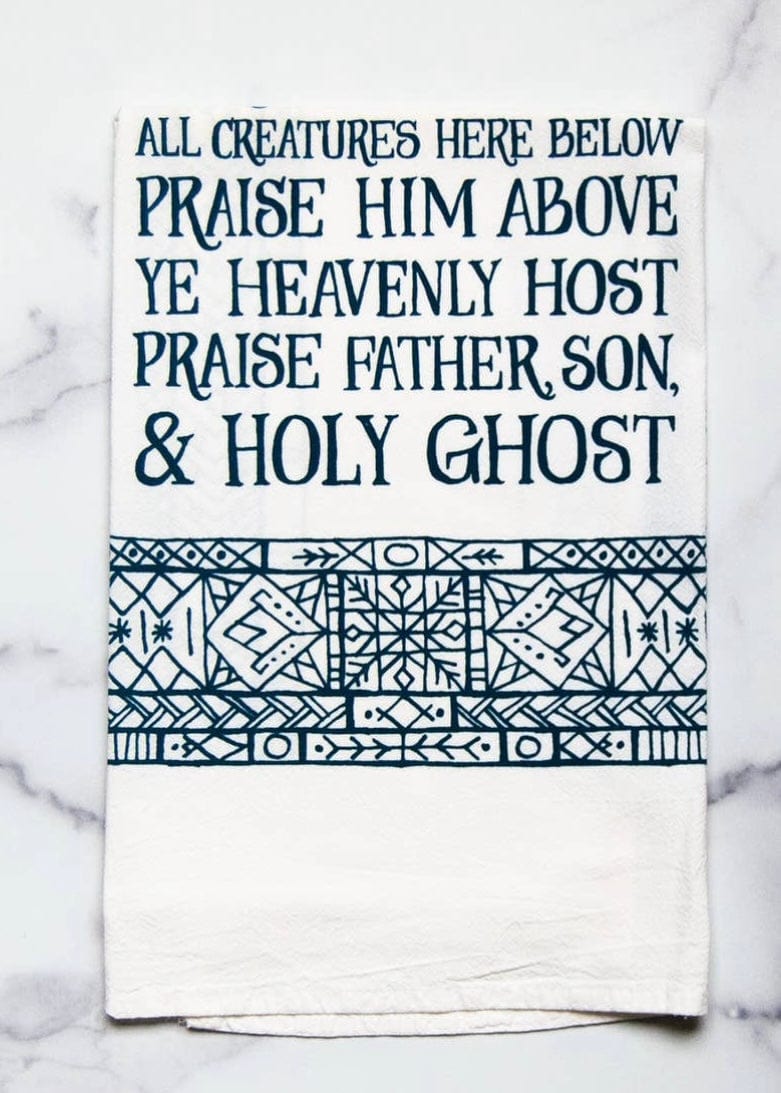 Little Things Studio Favorite Hymn Tea Towel - Thumbnail 5