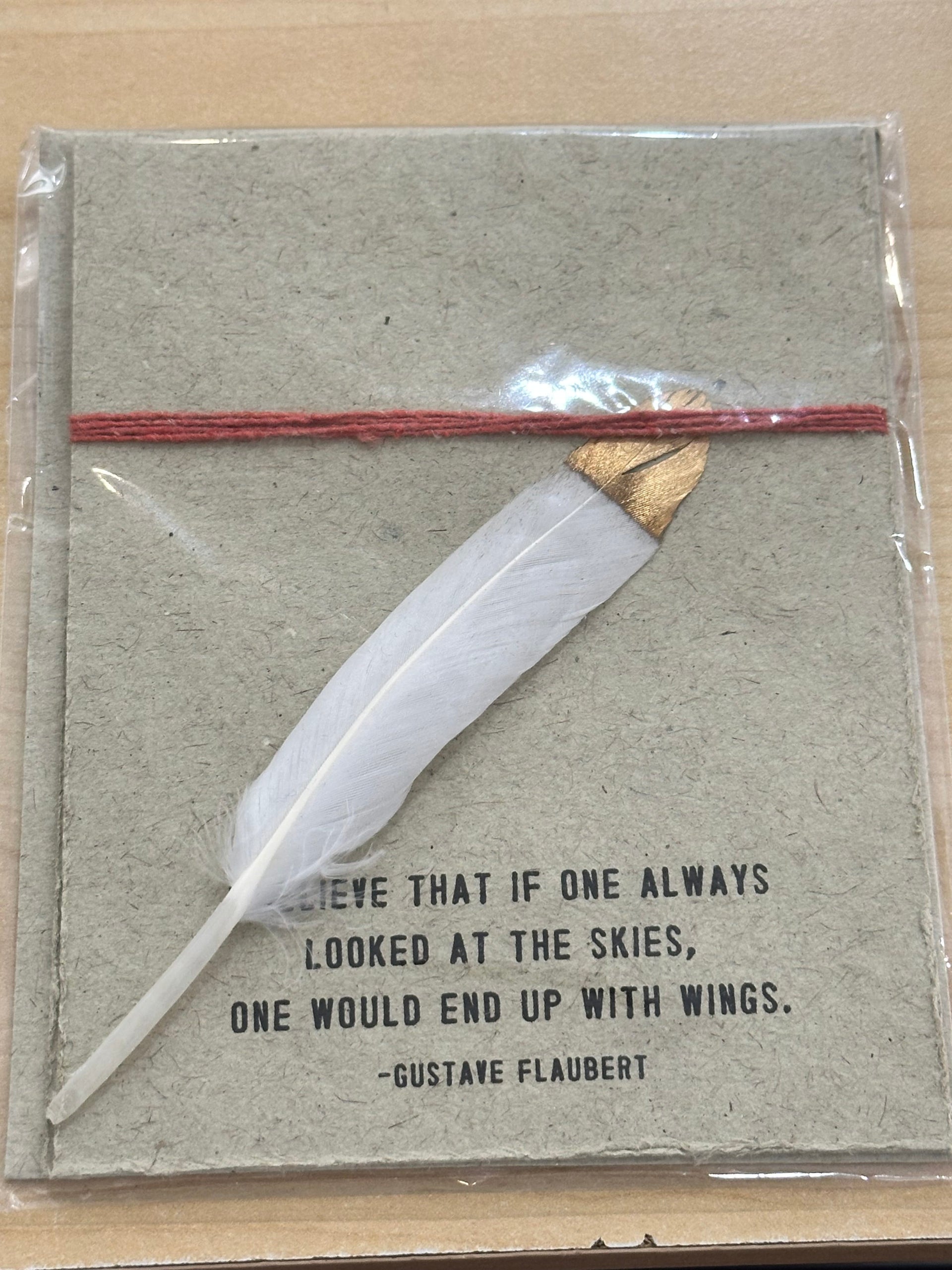 Feather Card Sugarboo Designs Greeting & Note Cards I believe that it one always