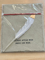 Feather Card Sugarboo Designs Greeting & Note Cards Feathers appear