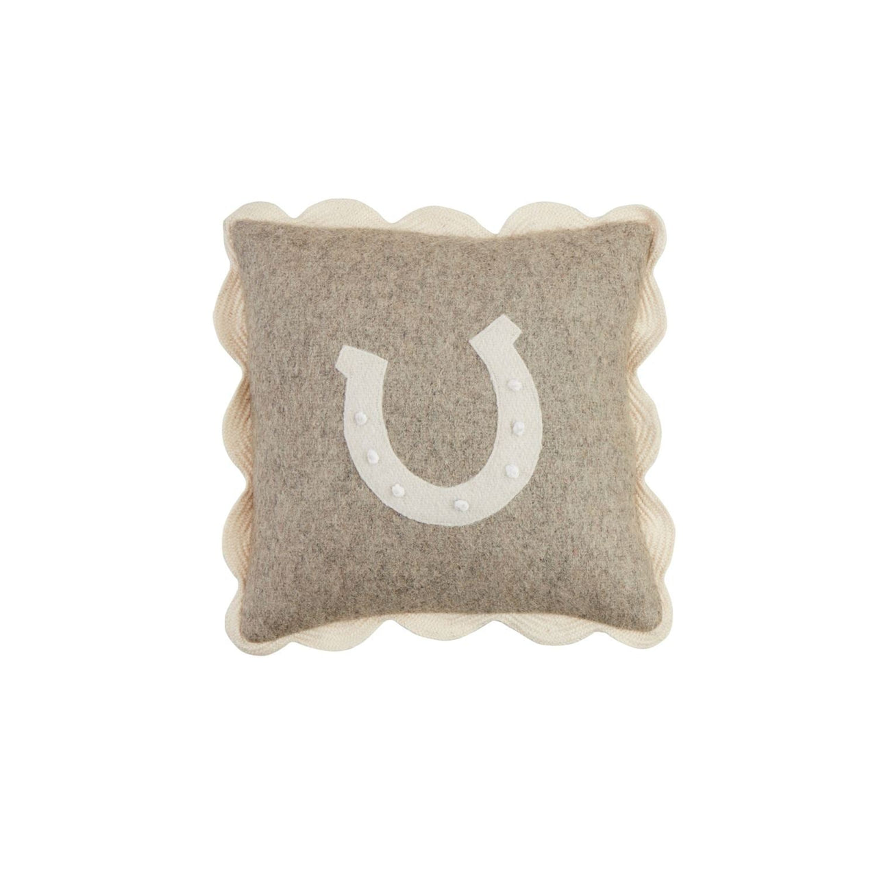 Felt Mini Pillows | Horse & Horseshoe Mud Pie Throw Pillows Horseshoe