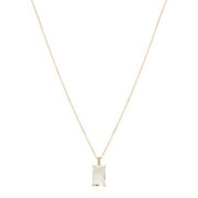 Fifi Clear Gold Necklace Meghan Browne Design Necklaces