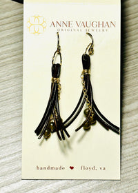 Thumbnail for Fireside Labradorite Tassel Earrings Anne Vaughan Designs Jewelry