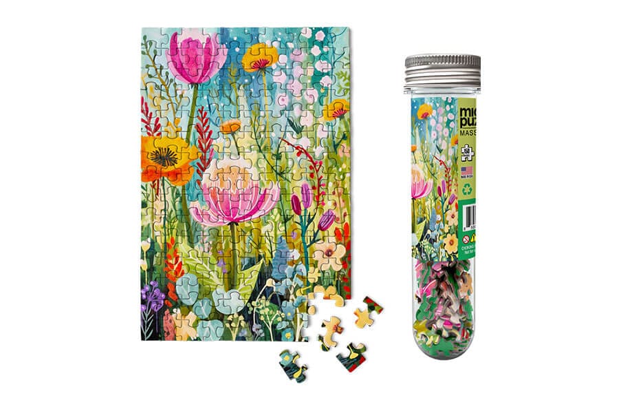 First Pick MicroPuzzle, 150 Pieces, Floral Micro Puzzles LLC