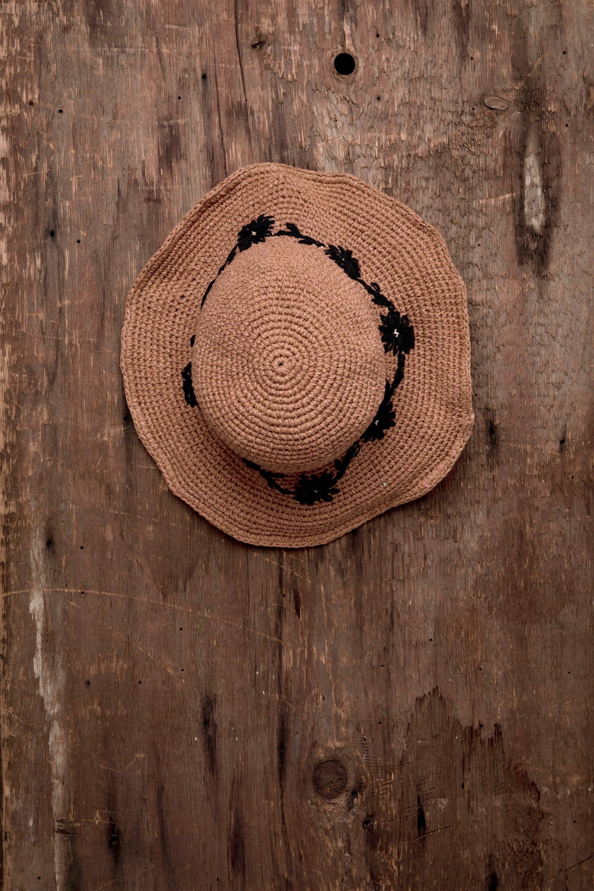 Fleur Clay Sun Hat UPF 35: Defined-Curve (Fixed Shape) By Many Hands