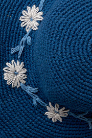 Fleur Water Sun Hat UPF 35: Shapeable Brim By Many Hands