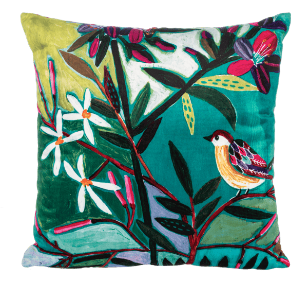 Floral Pillows Ganz Throw Pillows Bird