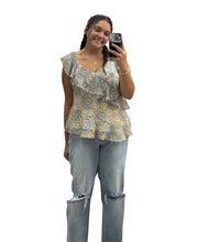 Flutter Sleeve Draped Top Liverpool Casual Top