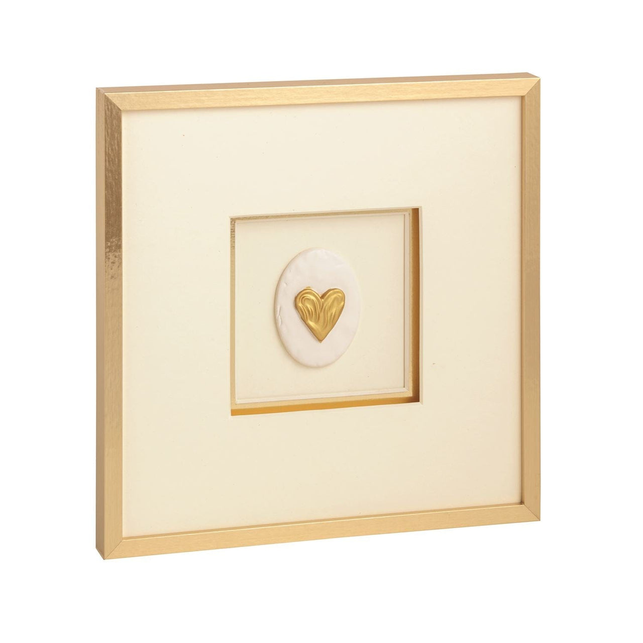 Framed Intaglio Heart Wall Art Mud Pie Baby