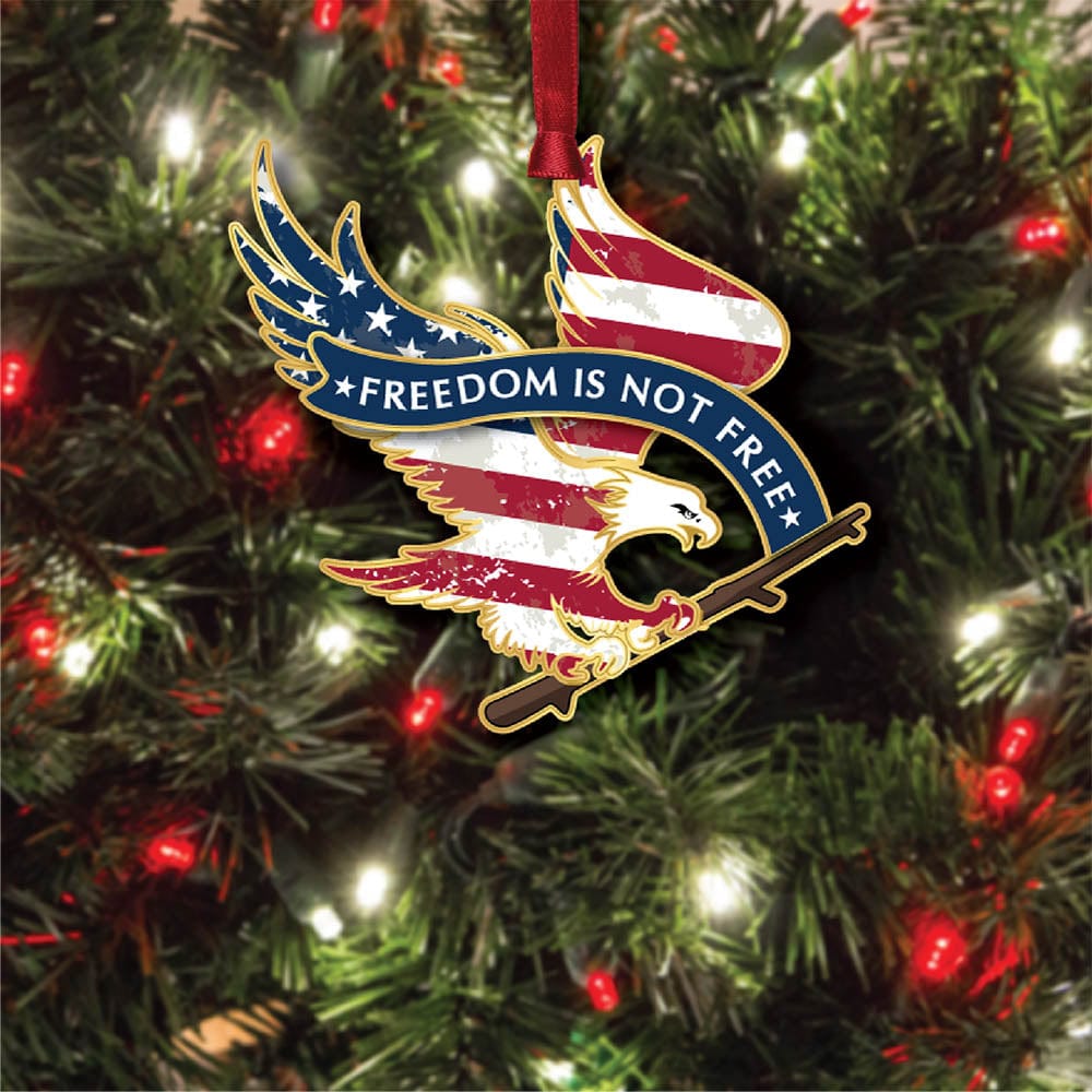 Freedom Eagle Ornament made in USA Beacon Christmas Ornament