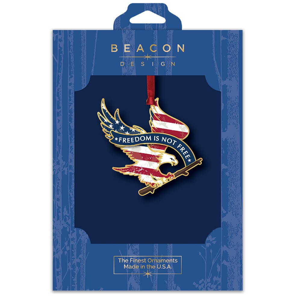 Freedom Eagle Ornament made in USA Beacon Christmas Ornament