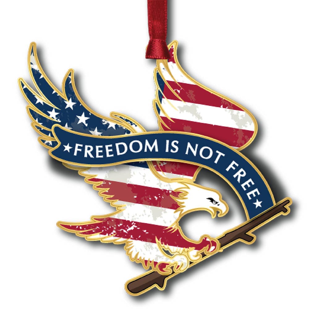 Freedom Eagle Ornament made in USA Beacon Christmas Ornament