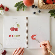 Fruit watercolor workbook emily lex studio