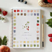 Fruit watercolor workbook emily lex studio