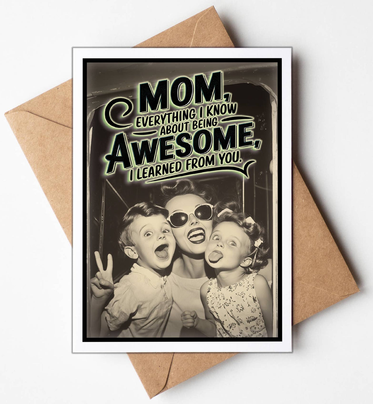 Funny Mothers Day Cards + Display Stand | Mothers Day Gifts: No Katie Doodle | Boutique Greeting Cards & Birthday Gifts