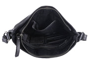Gabriel Handcrafted Leather Crossbody Bags: Charcoal Latico Leathers