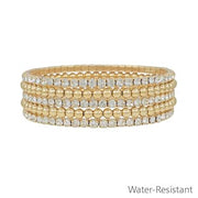 Gal Multi-Strand Beaded Bracelet, Gold Meghan Browne Bracelet