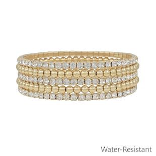 Gal Multi-Strand Beaded Bracelet, Gold Meghan Browne Bracelet