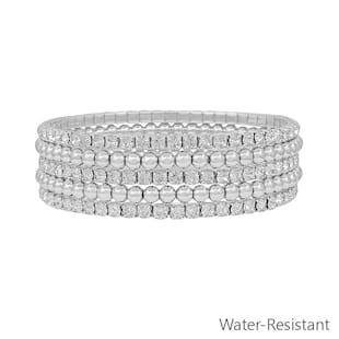 Gal Multi-Strand Beaded Bracelet, Silver Meghan Browne Accessories