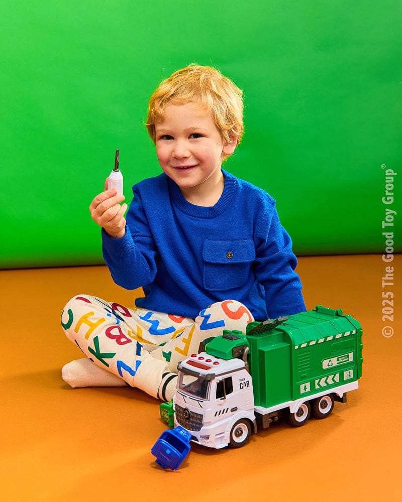 Garbage Recycling Truck Toy Thin Air Games
