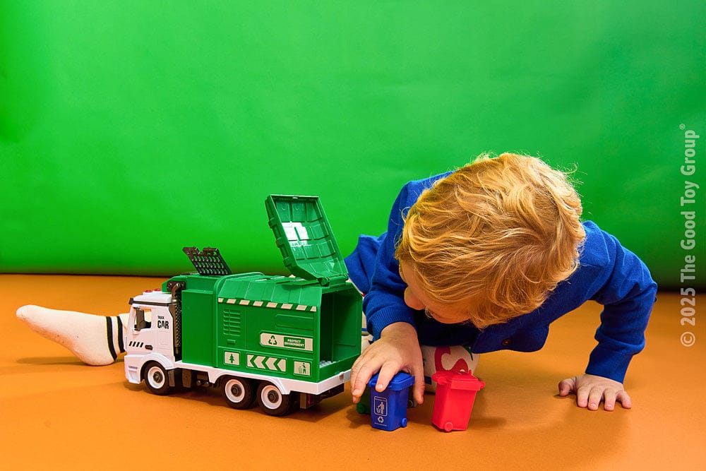Garbage Recycling Truck Toy Thin Air Games