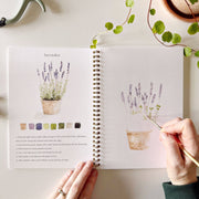 Garden watercolor workbook emily lex studio