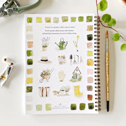 Garden watercolor workbook emily lex studio