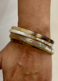 Thumbnail for Genuine Cow Horn Bangles Ornaments 4 Orphans Bracelet