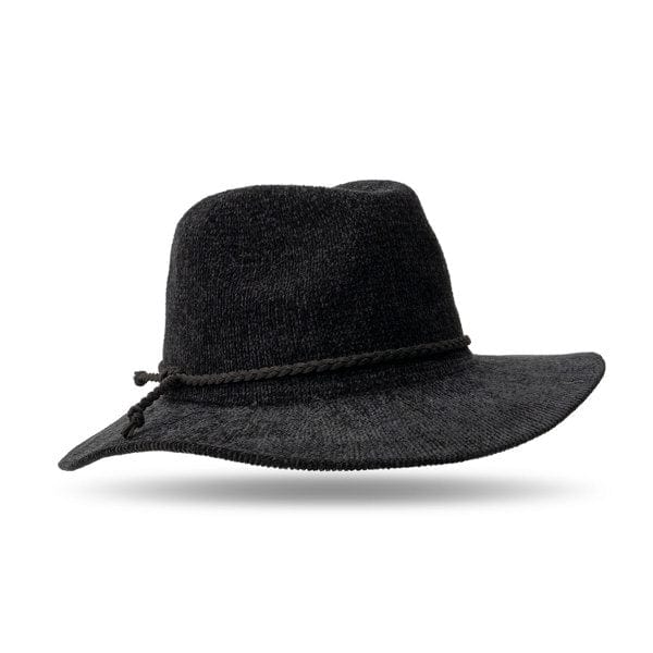 Getaway Panama Hat in Black Chenille DM Merchandising Beanie