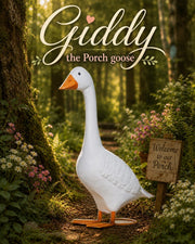 Giddy The Porch Goose Statue Evergreen Home & Garden