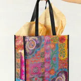 Gift Bags XL - Rainbow Patchwork Natural Life gift bag
