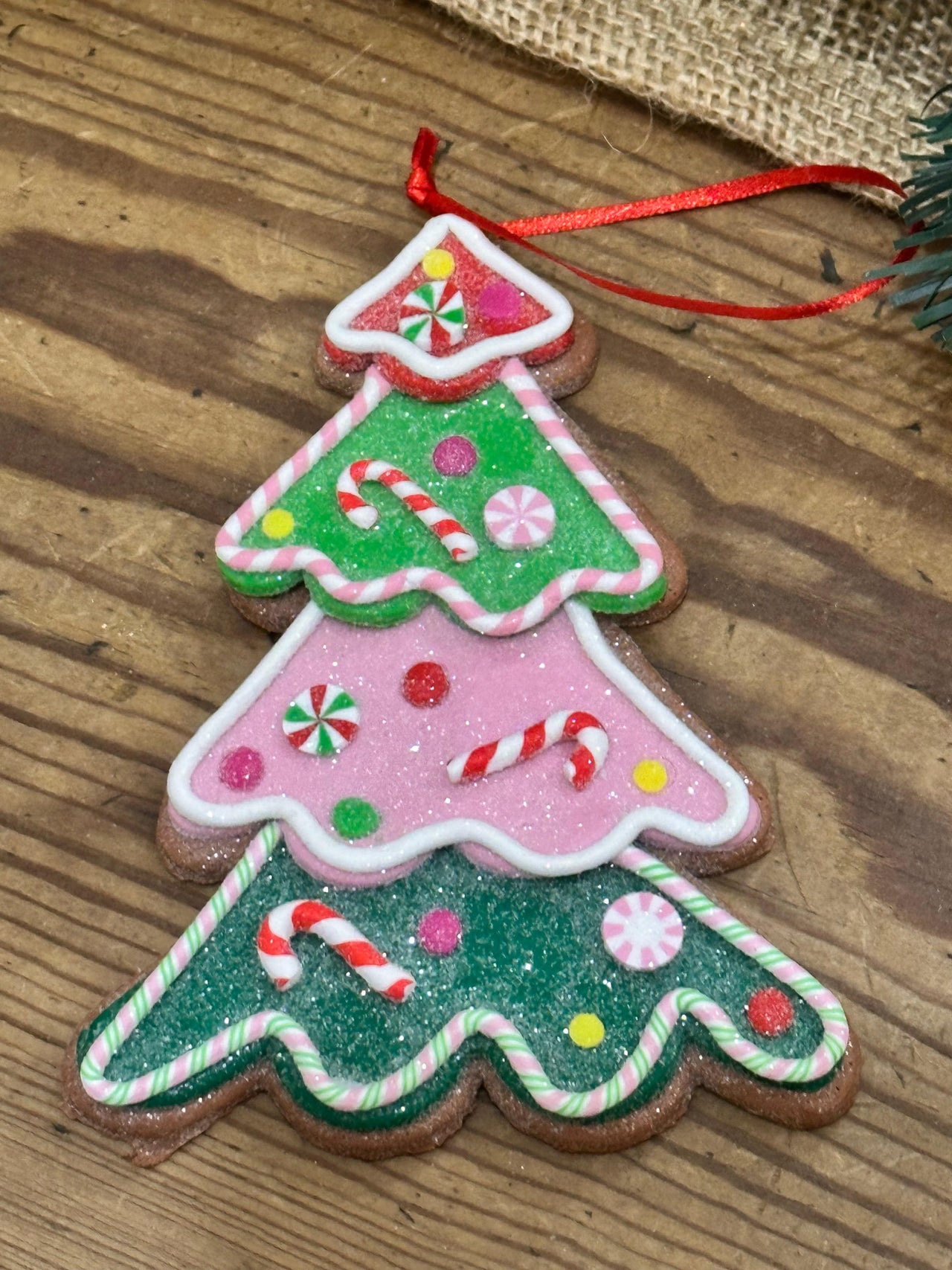 Gingerbread Ornaments Two's Company Christmas Ornament Tiered Tree