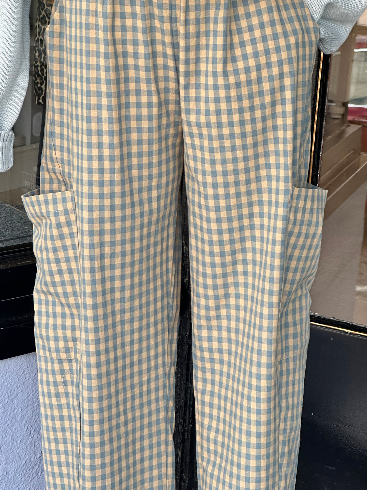 Gingham Patch Pocket Pant, Checkered Wishlist Pant
