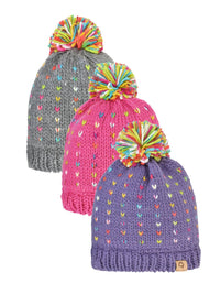 Thumbnail for Girls Confetti Acrylic Knit Beanie - 96583 Grand Sierra