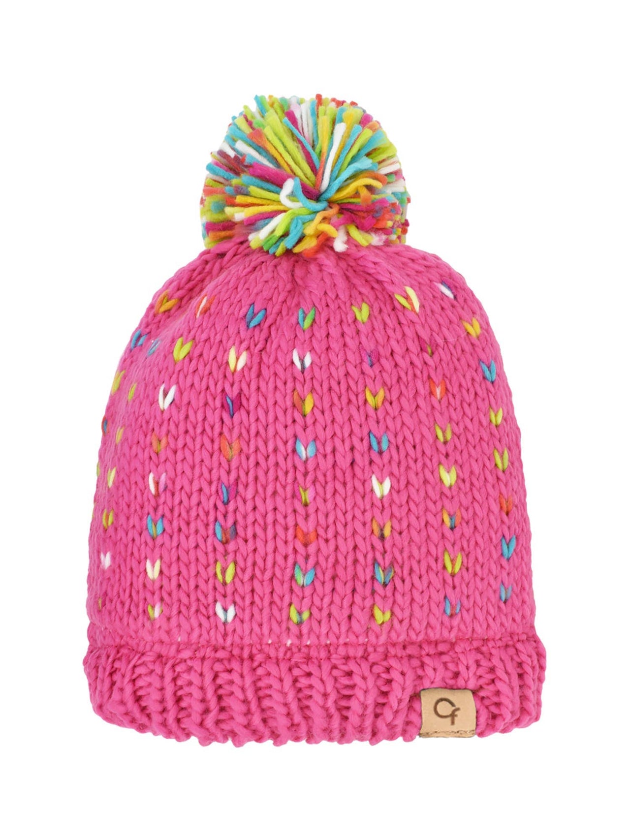 Girls Confetti Acrylic Knit Beanie - 96583 Grand Sierra