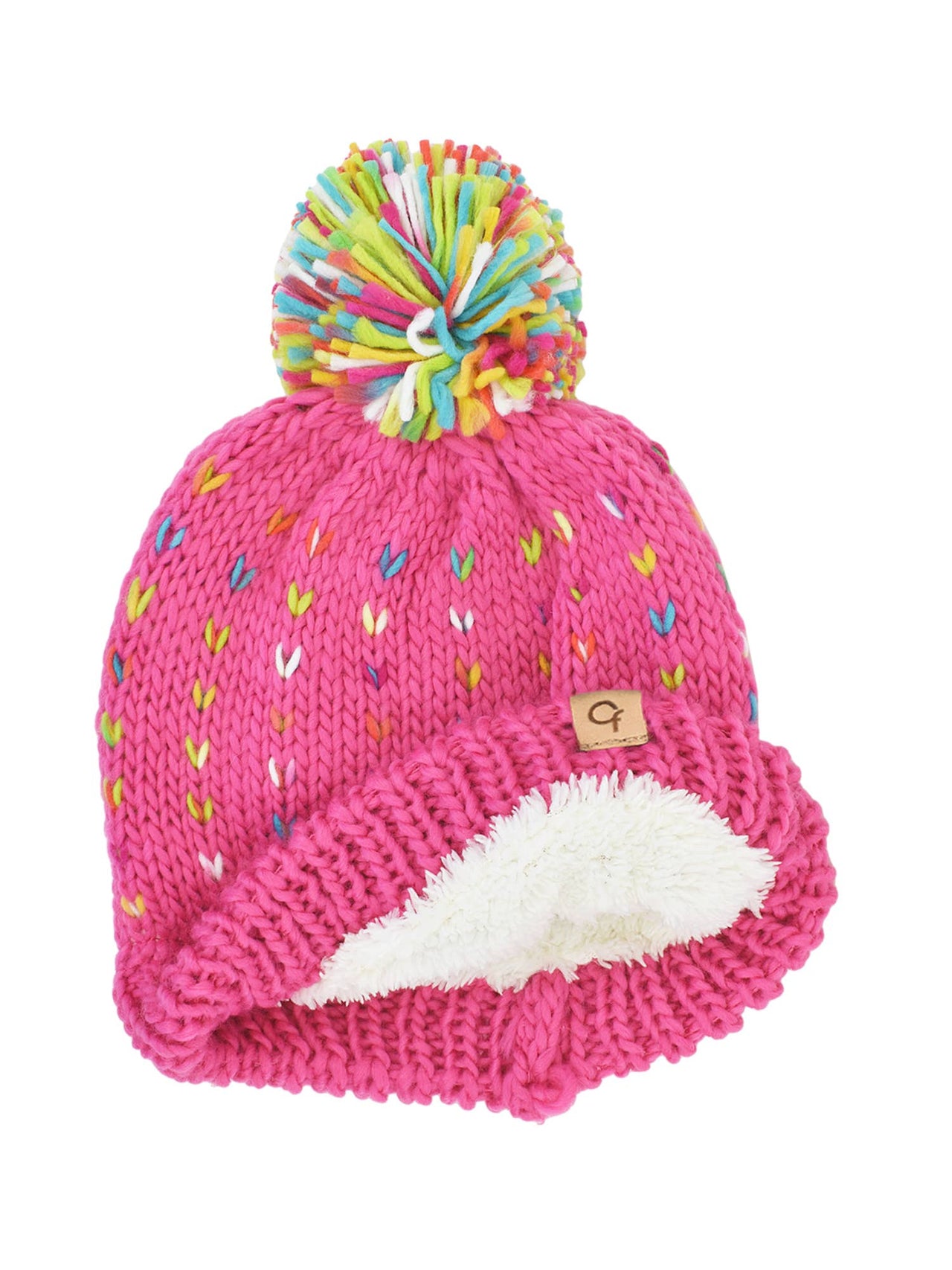 Girls Confetti Acrylic Knit Beanie - 96583 Grand Sierra