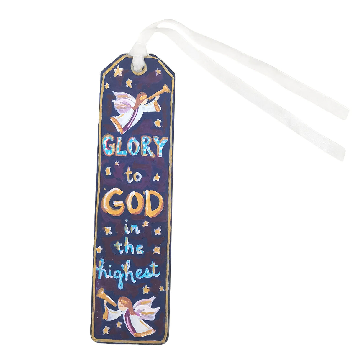Glory to God in the Highest Bookmark, Navy Blue The Round Top Collection