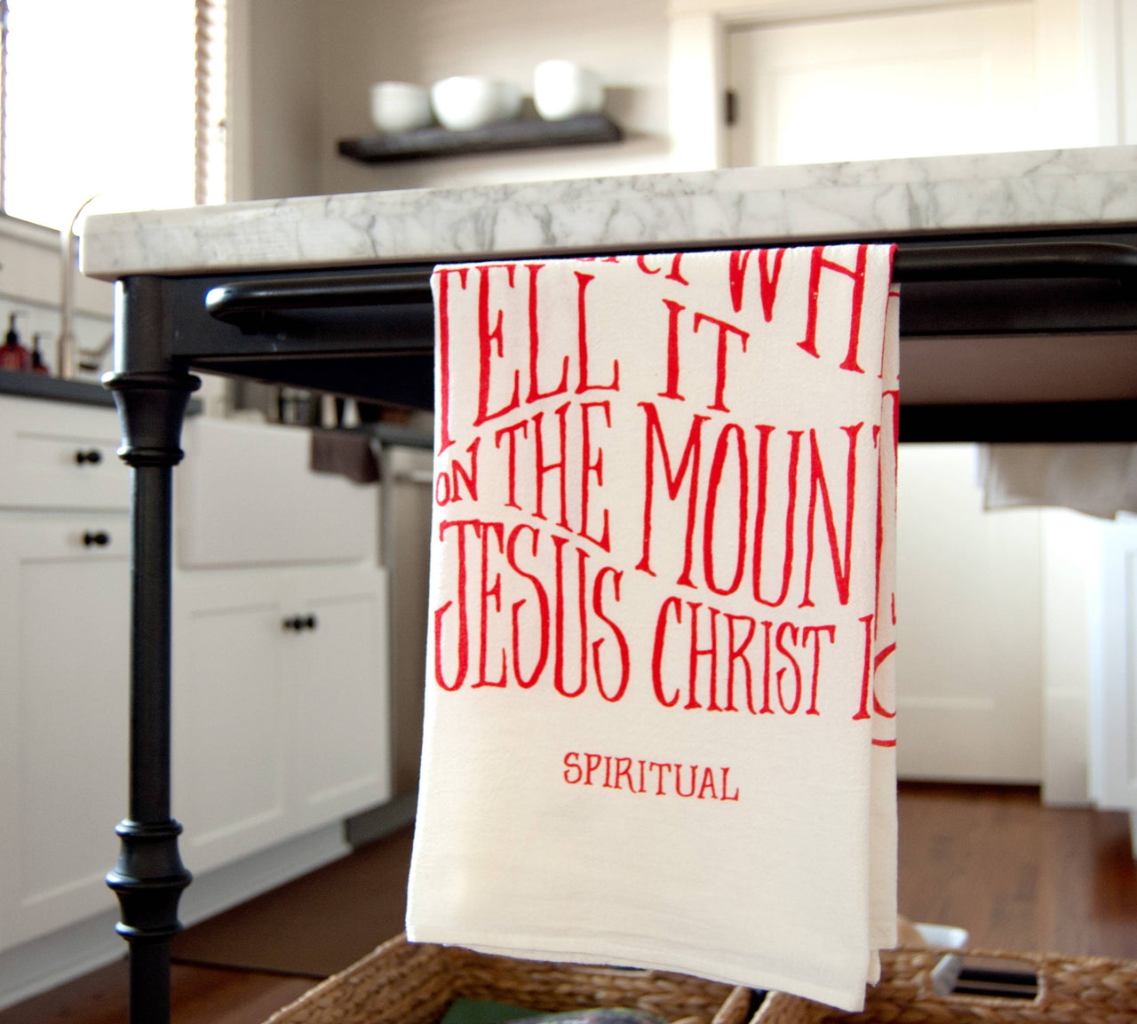 Go Tell It On The Mountain Christmas Tea Towel Little Things Studio