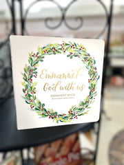 God With Us Advent Ornament Book DaySpring Christmas Ornament