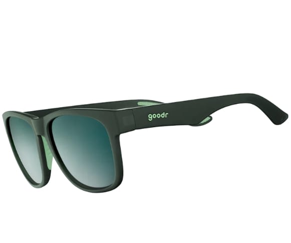 Goodr Mint Julep Electroshocks Polarized Sunglasses, Green Goodr
