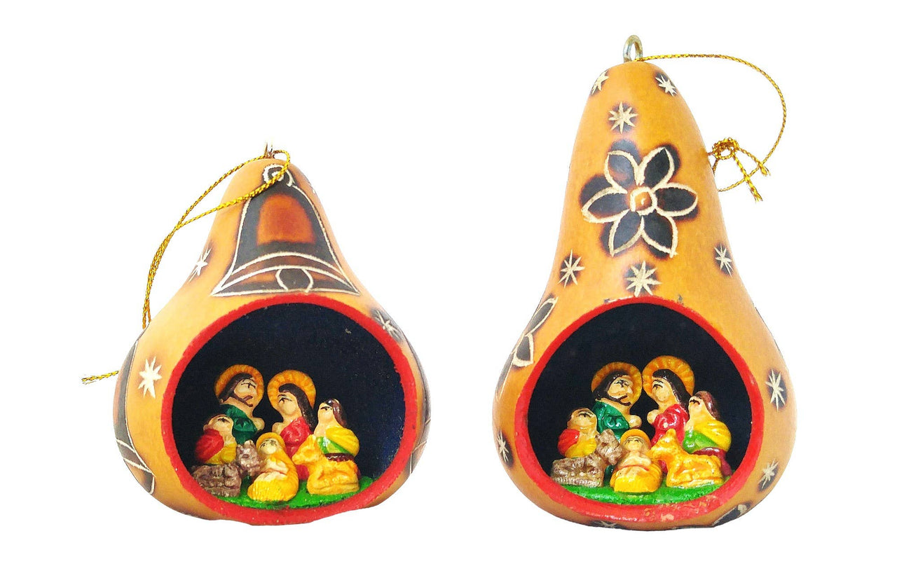 Gourd Nativity Ornament Sedona Spirit Christmas Ornament