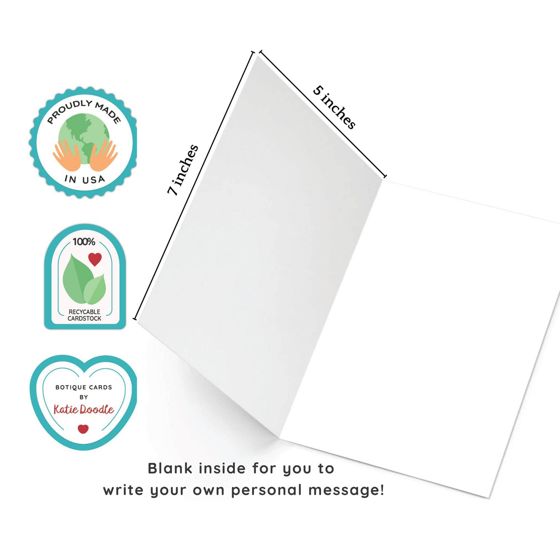 Greeting Cards with Display, Funny Birthday Cards | Handmade: No Katie Doodle | Boutique Greeting Cards & Birthday Gifts