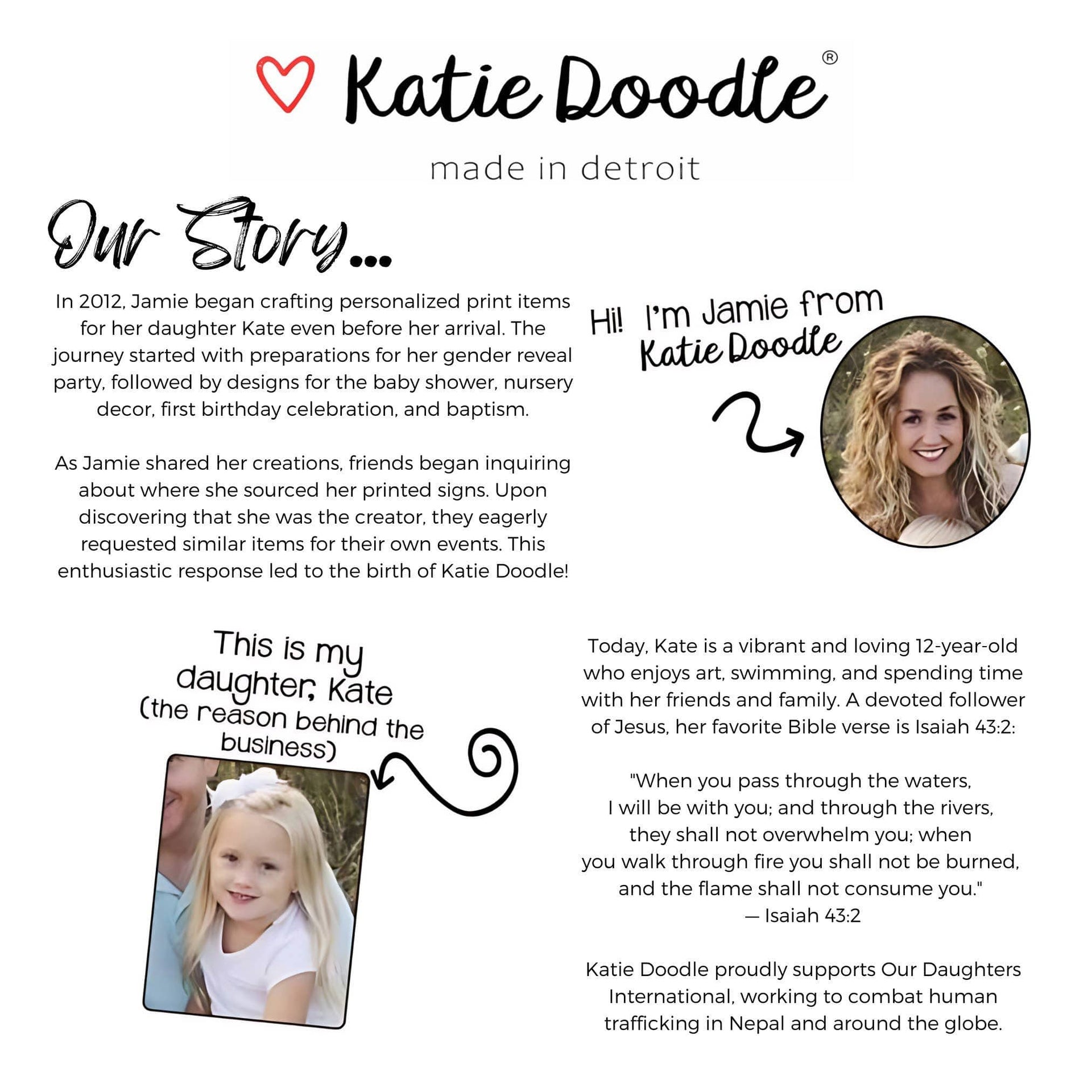 Greeting Cards with Display, Funny Birthday Cards | Handmade: No Katie Doodle | Boutique Greeting Cards & Birthday Gifts