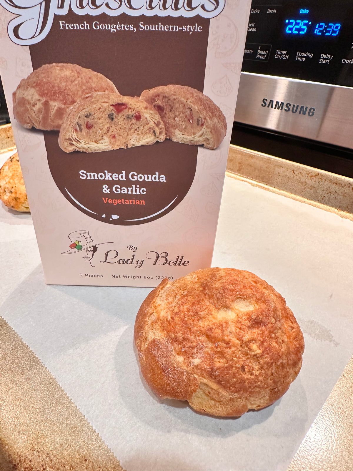 Gritscuits French Gougere Pastry Lady Belle Prepared Foods