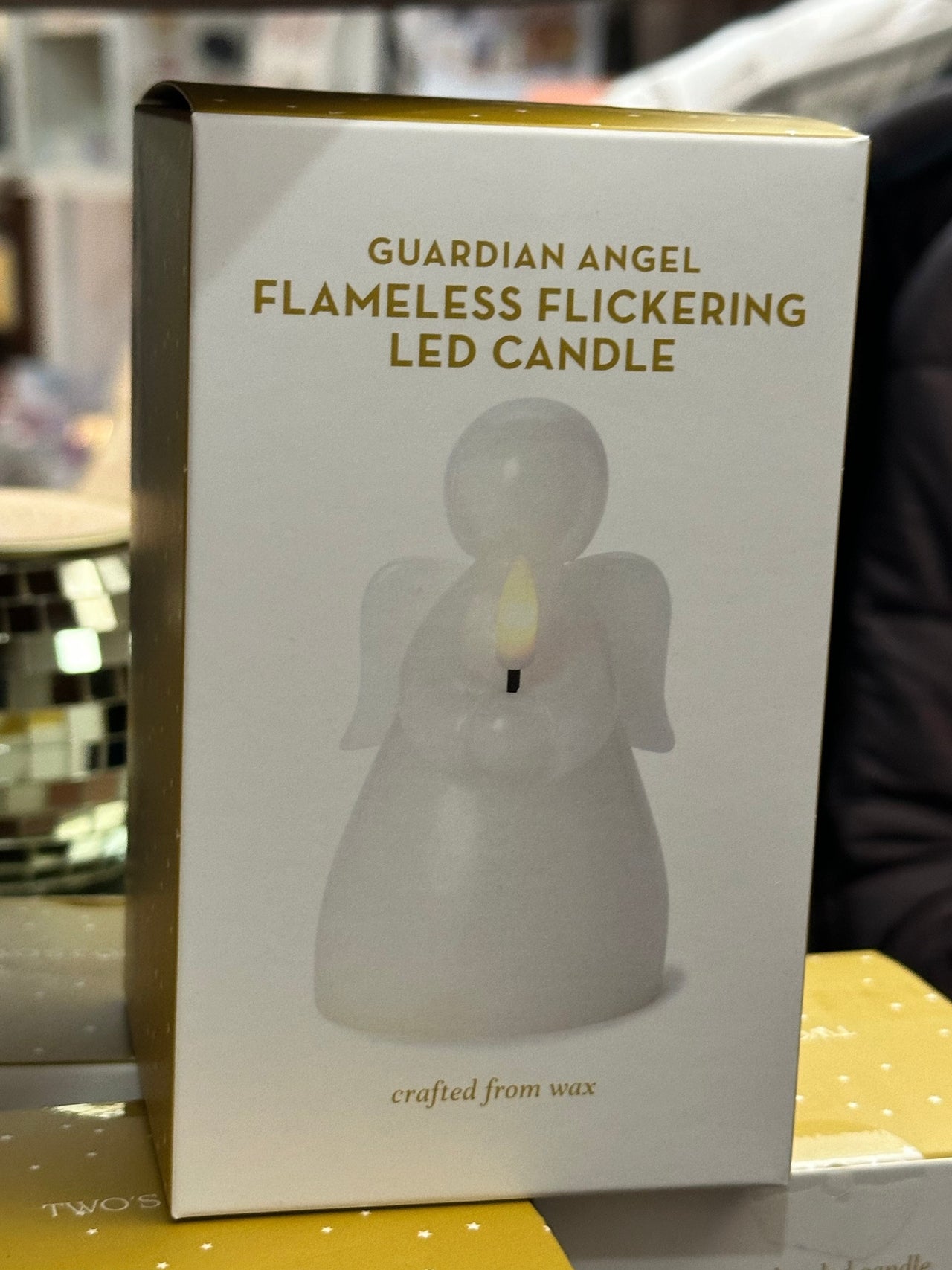 Guardian Angel Flameless Flickering LED Candle Two's Company Flameless Candle