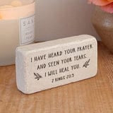 Half Scripture Stone from Ephesus Twelve Stone Art Inspiration II Kings 20:5