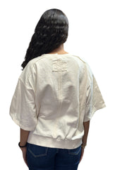 Half Sleeve American Flag Top by Easel Easel Casual Top